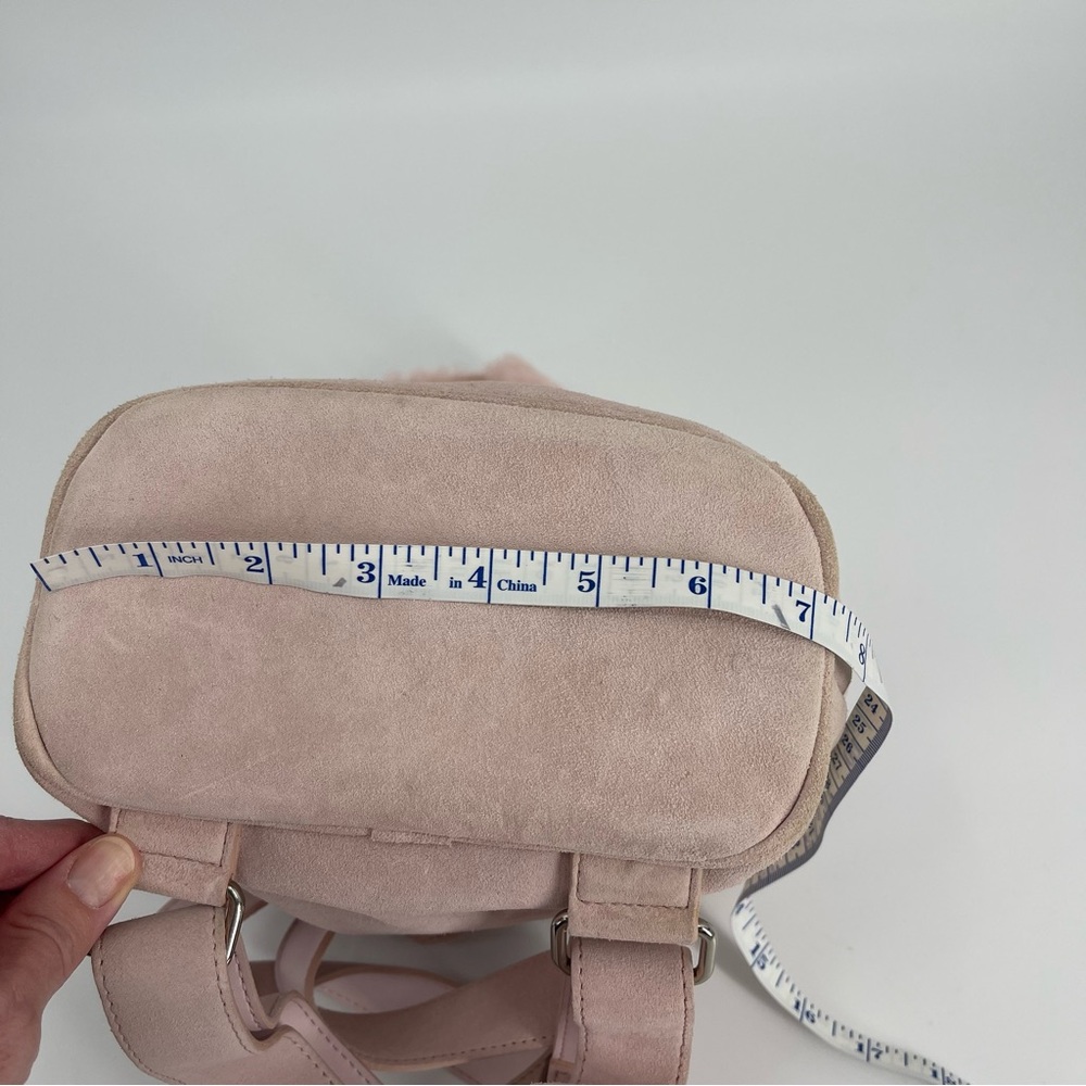 UGG Australia Nordie Light Pink Suede Mini Backpack Purse Cottagecore Coquette - Picture 11 of 15